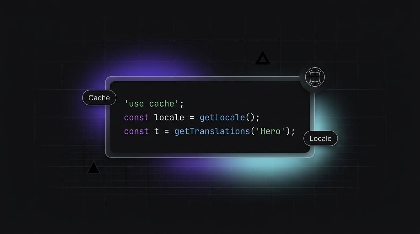 next-intl nextjs 16: Component Caching with root-params