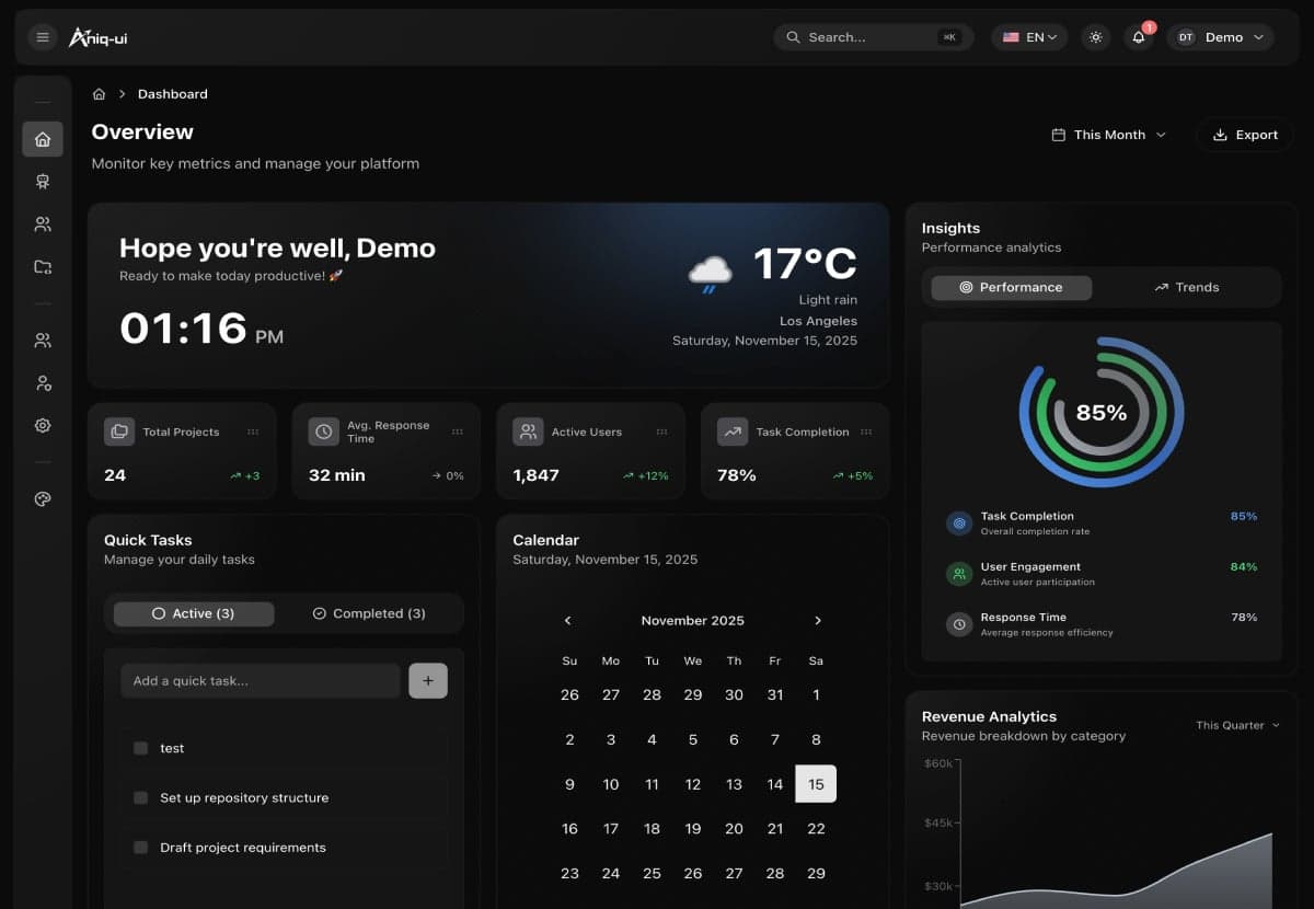 Top 10 Best Next.js Admin Dashboard Templates for 2026