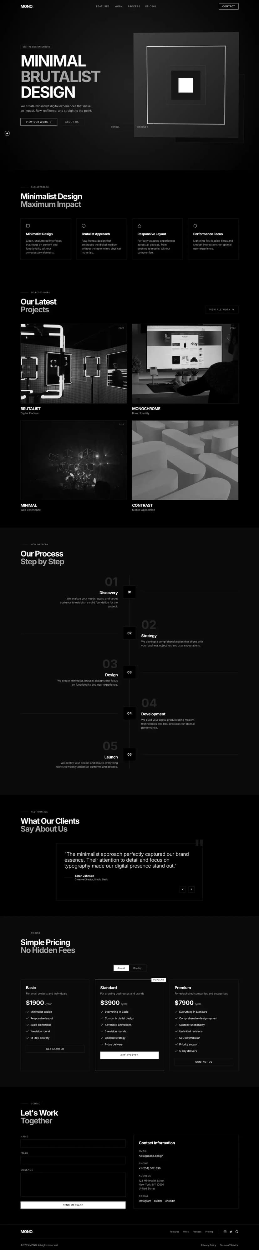 Free Web Design Landing Page Template - Website Design Company Template template preview